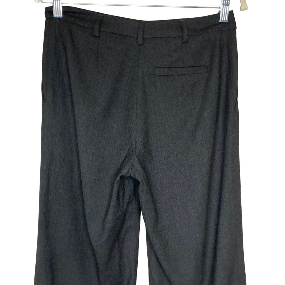 Eileen Fisher Wool Gray Wide Leg Palazzo Dress Pants High Rise Pockets Size XS - Picture 13 of 16
